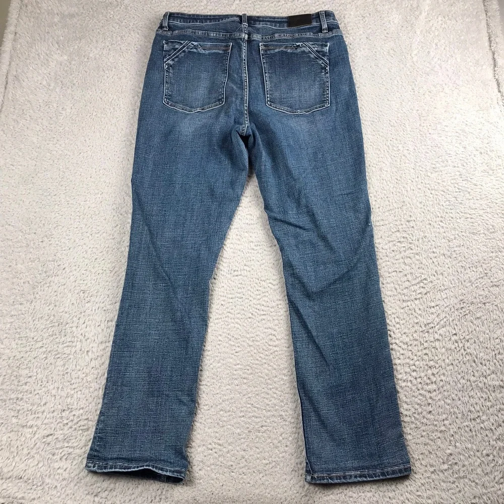 Buckle Black Fit No. 93 Straight Jeans Women 34 (34x29) Blue Medium Wash Stretch